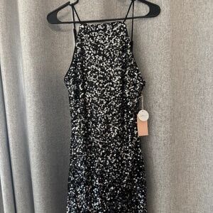 Blashe Black Sequence Dress Size Medium